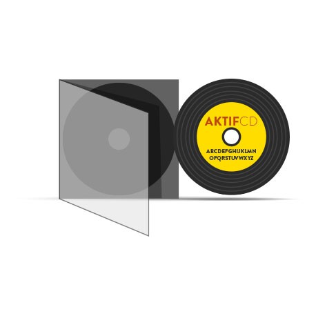 500 CD Look Vinyle couleurs vernis Boitier Slim CD