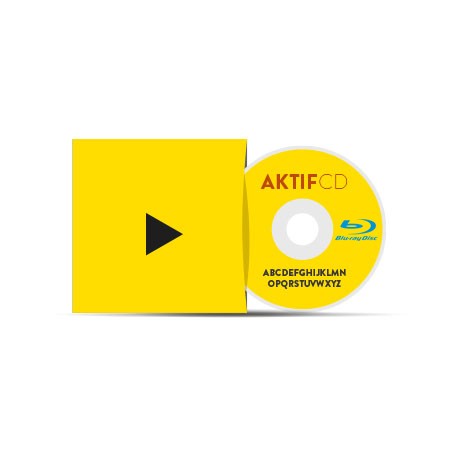 400 Blu-Ray Sérigraphie Couleurs Pochette Carton Couleurs