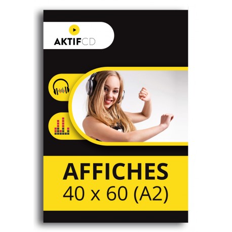 500 AFFICHES 40 x 60 (A2)