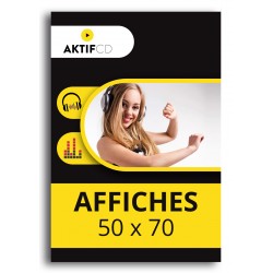 50 AFFICHES 30x42 CM (A3)