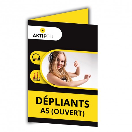 250 Dépliants A5 (ouvert)