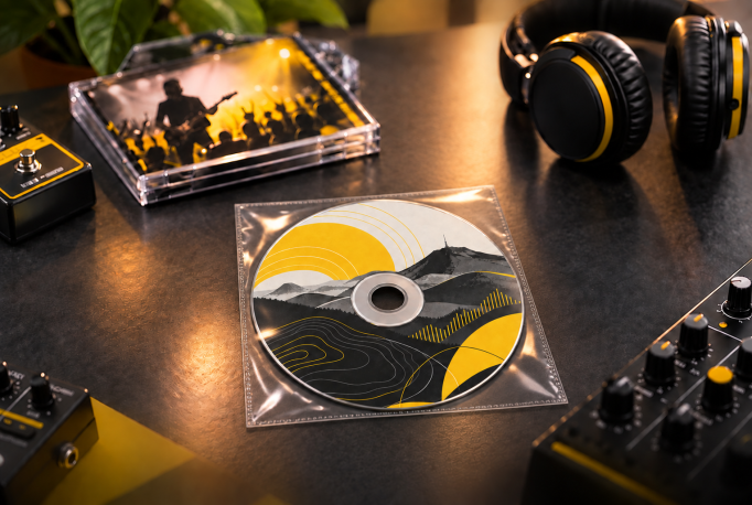 50 cd en pochette plastique