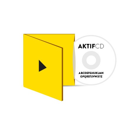 25 CD Sérigraphie Texte Boitier digisleeve 2 volets