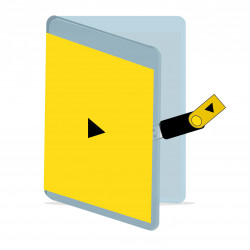 Cles USB TWISTER dans boitier type bluRay