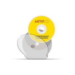 Shell CD Plastique Rond Incassable